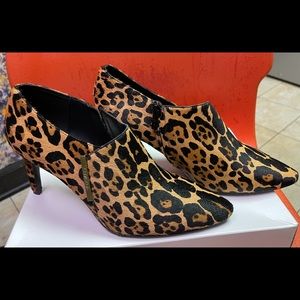 Calvin Klein Leopard Print Bootie